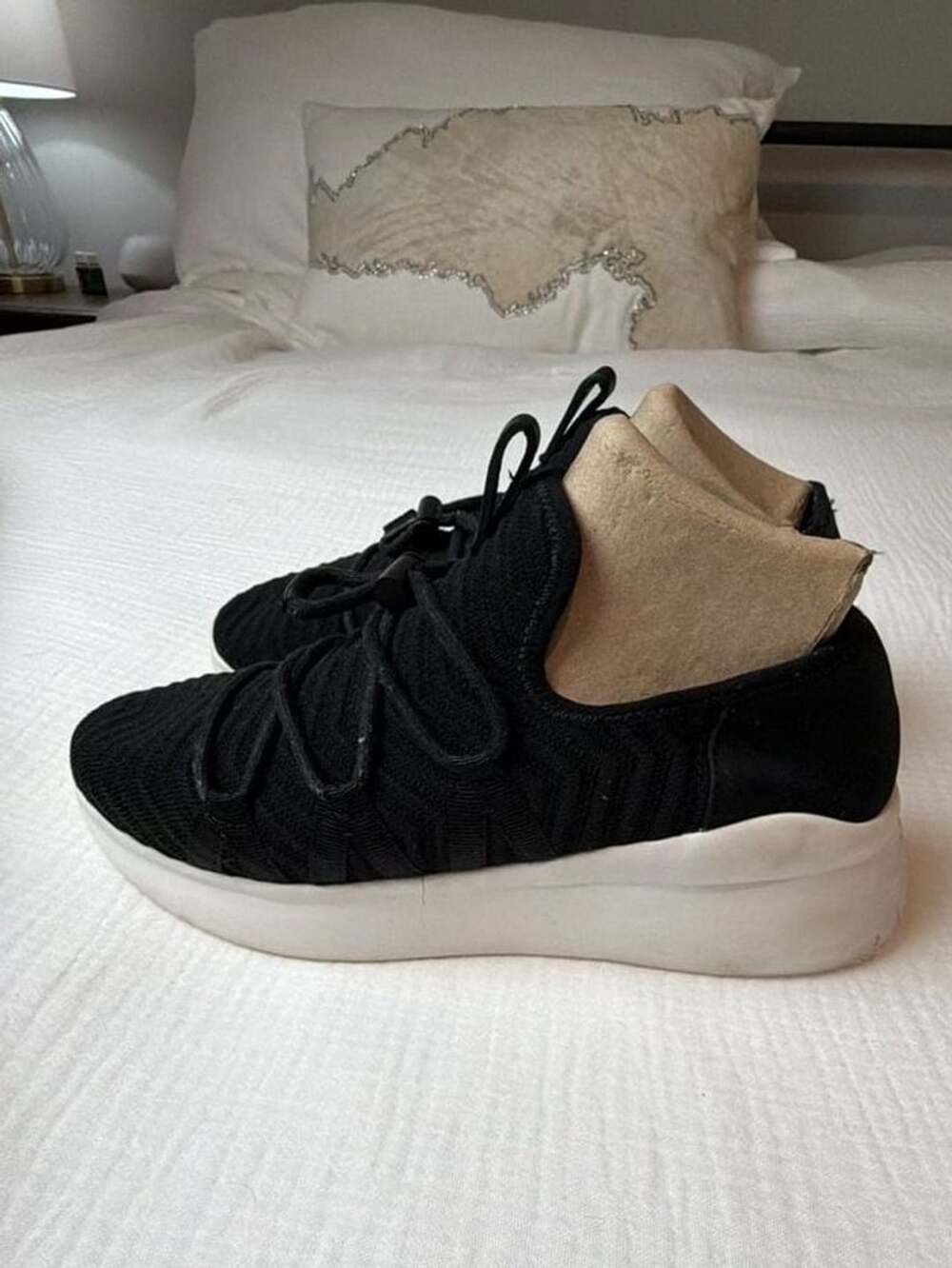 UGG Women's Kinney Black Knit Sneaker